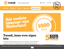 Tablet Screenshot of aanmelden.tweak.nl
